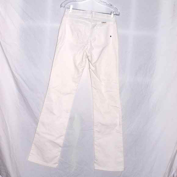 Size 30/9 X32 Women's White Wrangler Q Baby Bootcut Jeans - Picture 2 of 2